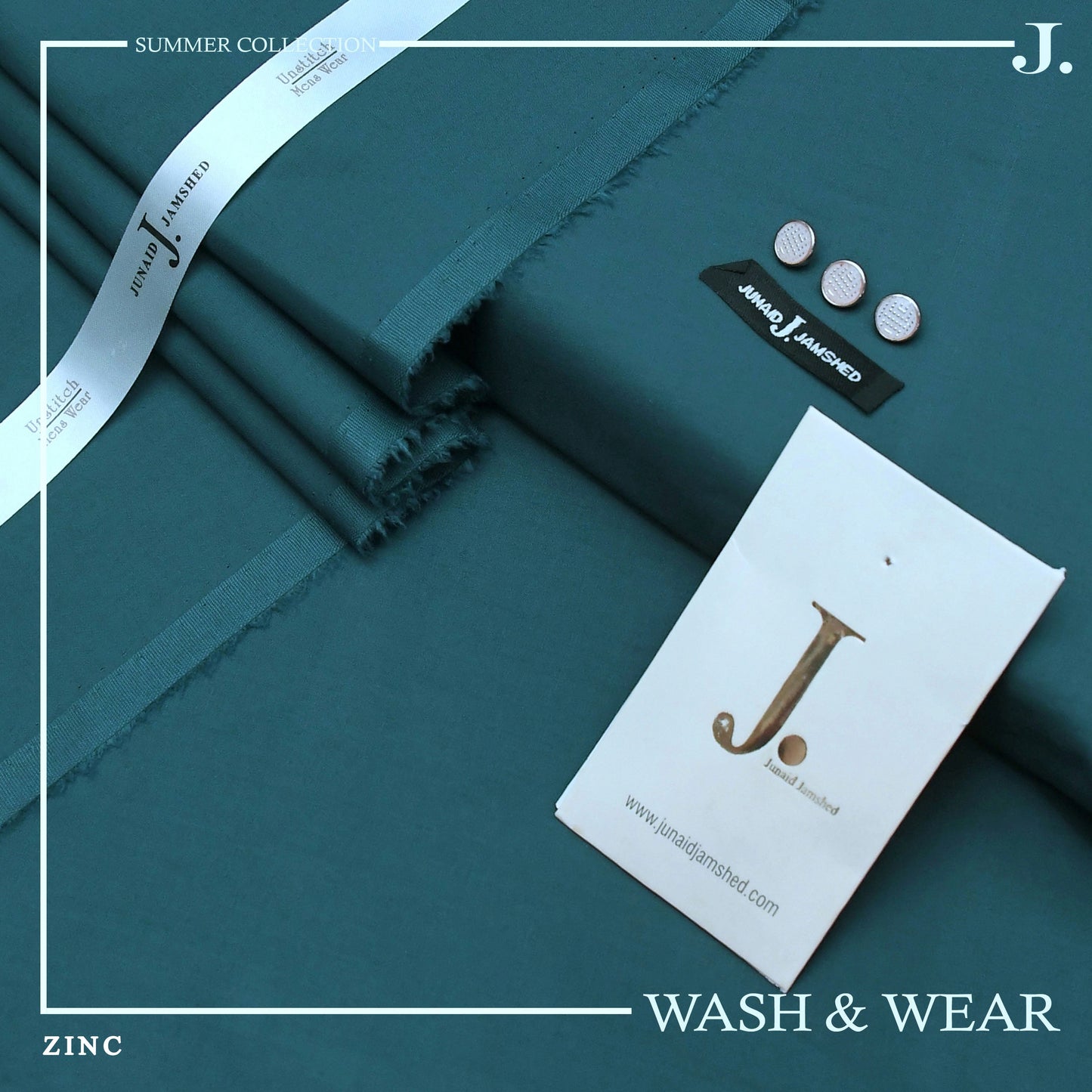 PREMIMUM JUNAID JAMSHED WASH N WEAR J#10"-Zink