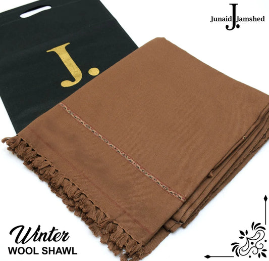 J. GENTS WOOL SHAWL BROWN