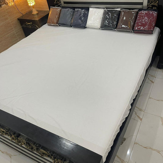 Terry Cotton Waterproof Mattress Cover: King Size