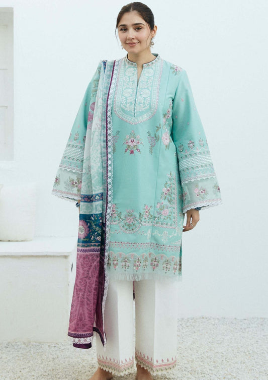 Fami Sky EMBROIDERED 3PC ZB-4038