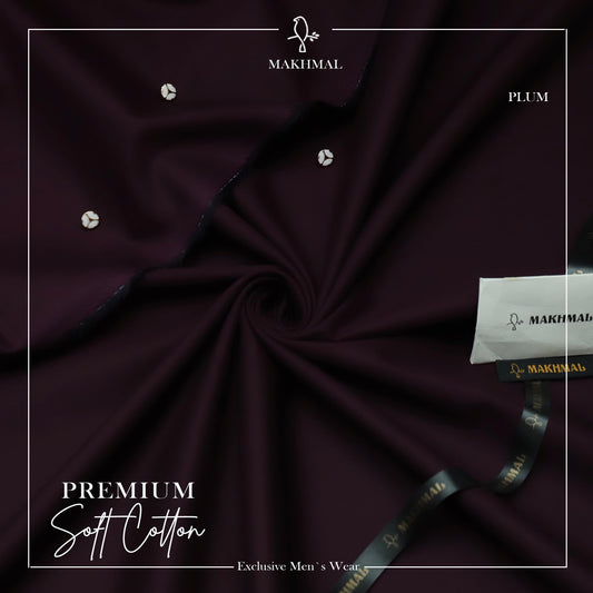 MAKHMAL Premium Cotton-Plum