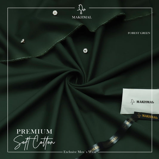 MAKHMAL Premium Cotton-Forest Green